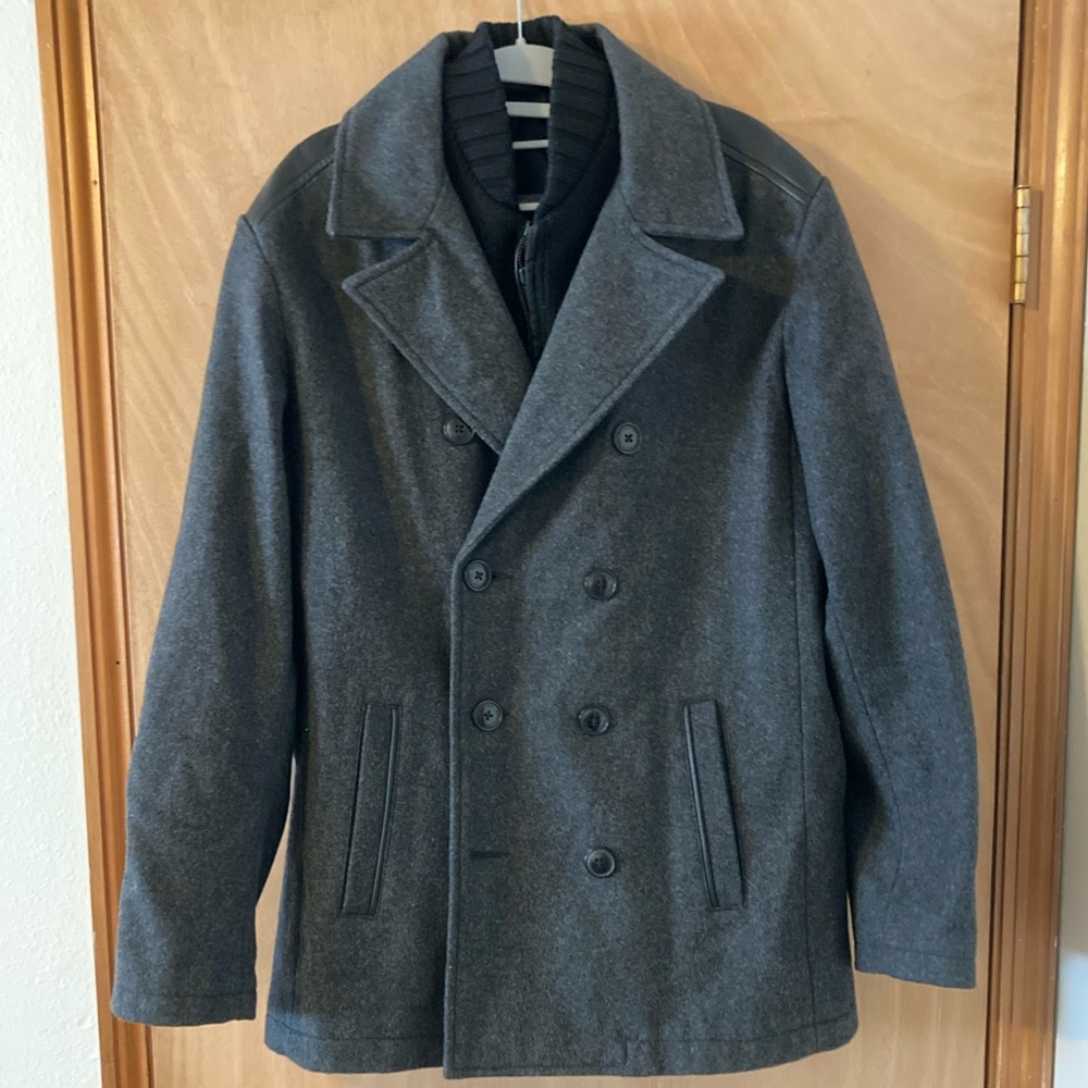 Kenneth Cole Reaction double breasted pea coat